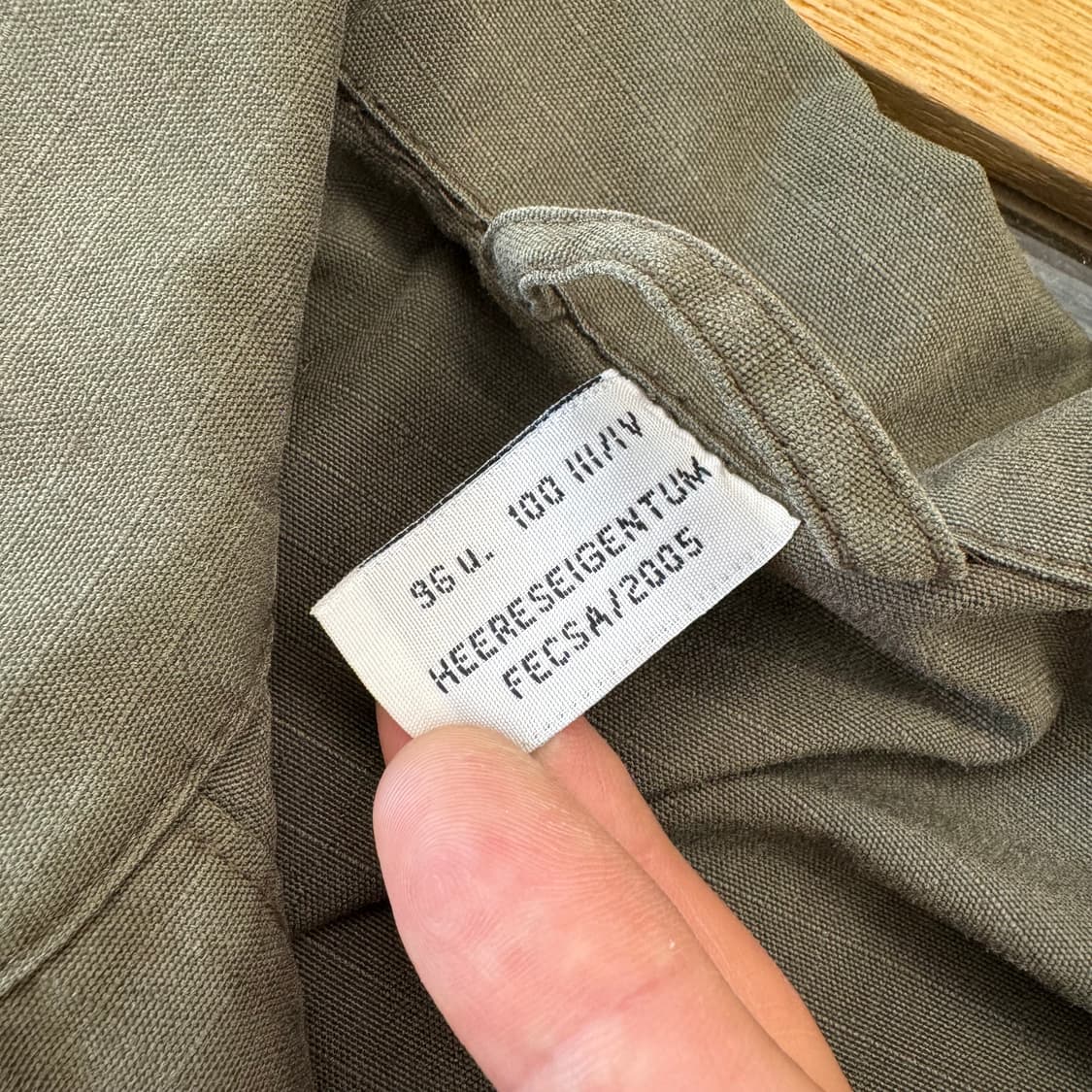빈티지 오스트리아군 필드 자켓 (L)  상품이미지5
