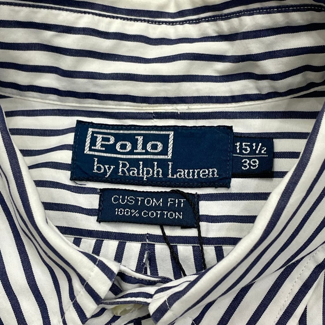 (15 1/2) POLO 폴로 랄프로렌 스트라이프 셔츠 커스텀핏 상품이미지5