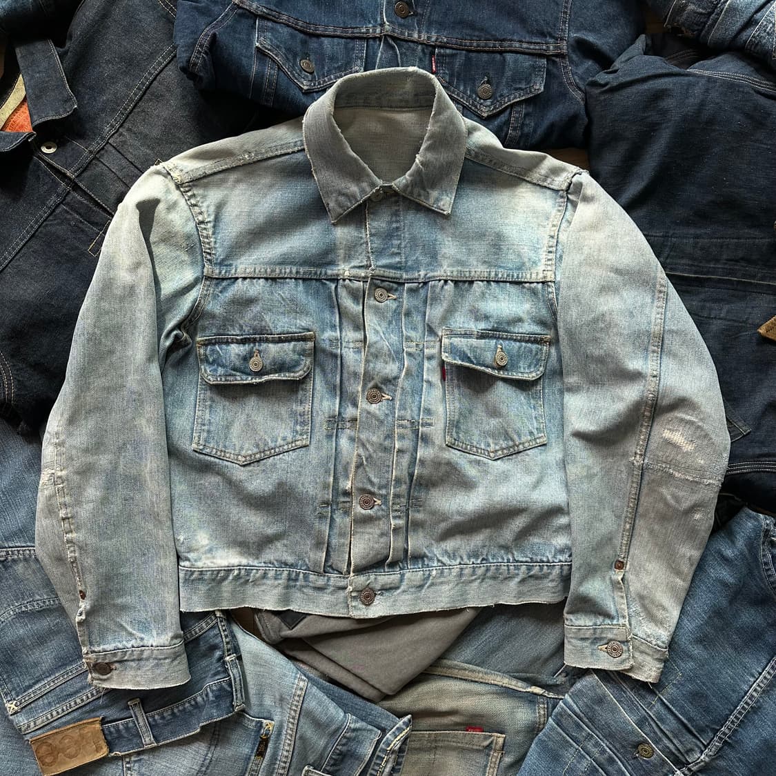 50s USA Levis 507XX 2nd Denim Jacket 상품이미지1