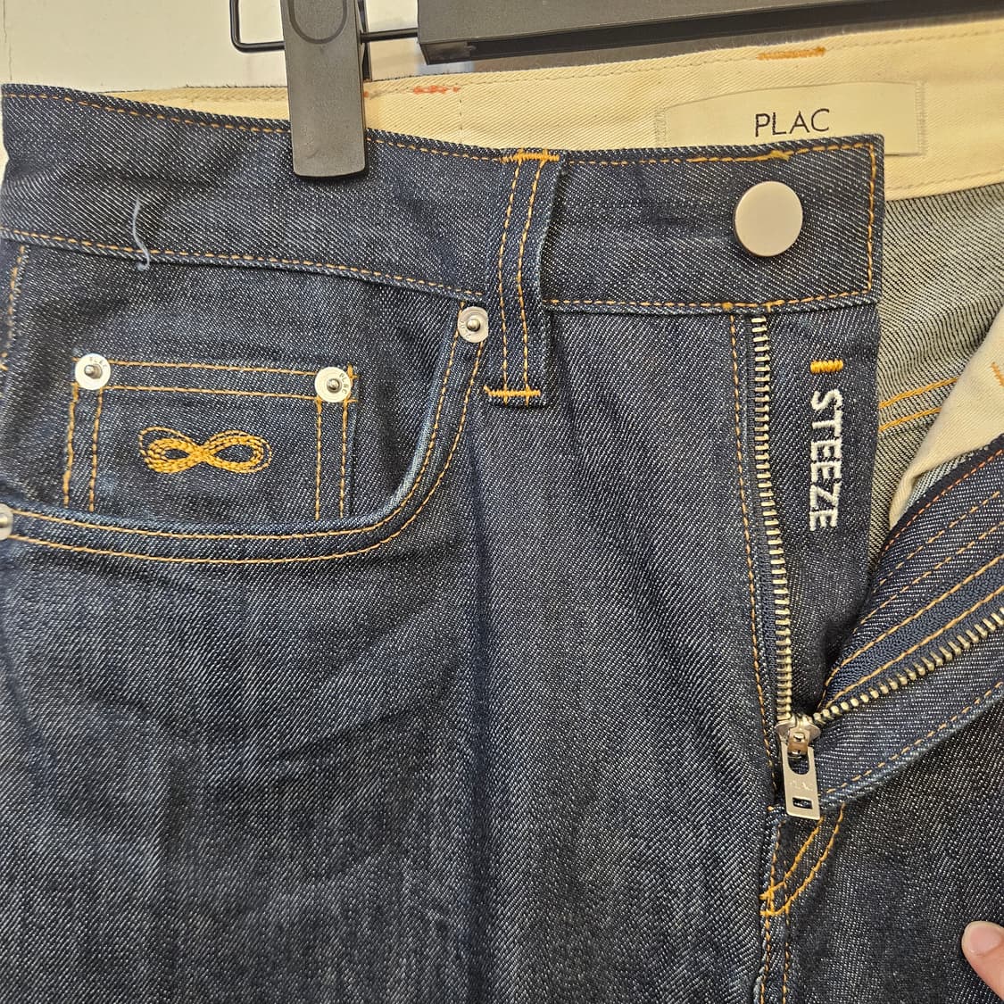 PLAC 블랙 데님 일자핏 청바지 M 31 상품이미지2