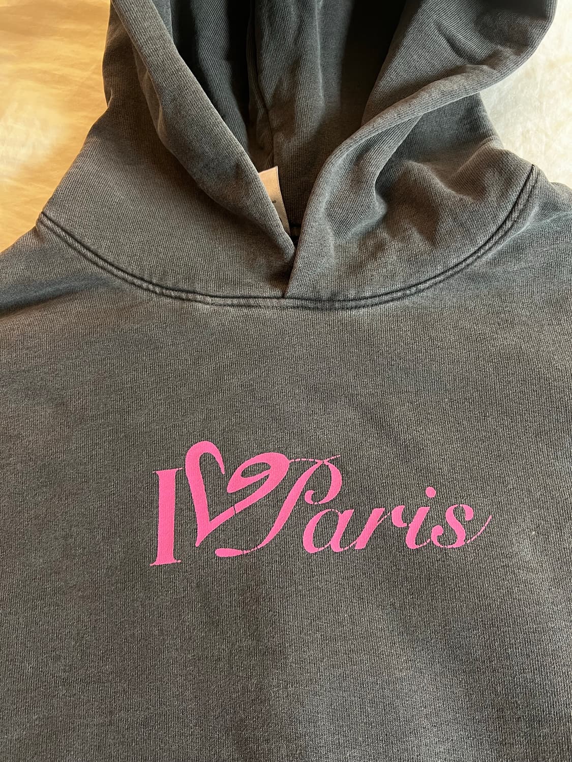 i <3 paris 빈티지 워시 후드티 L 상품이미지2