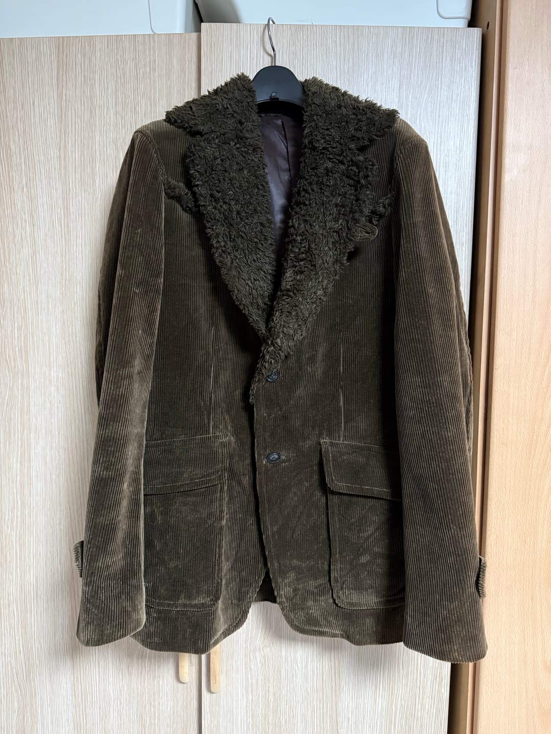 빈티지 올리브 코듀로이 자켓 상품이미지1