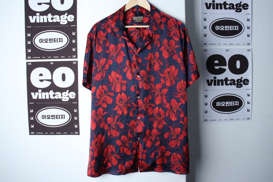 (XL-2XL) 자라 반팔 카라 티셔츠 셔츠 남방 하와이안-H33010 상품이미지2