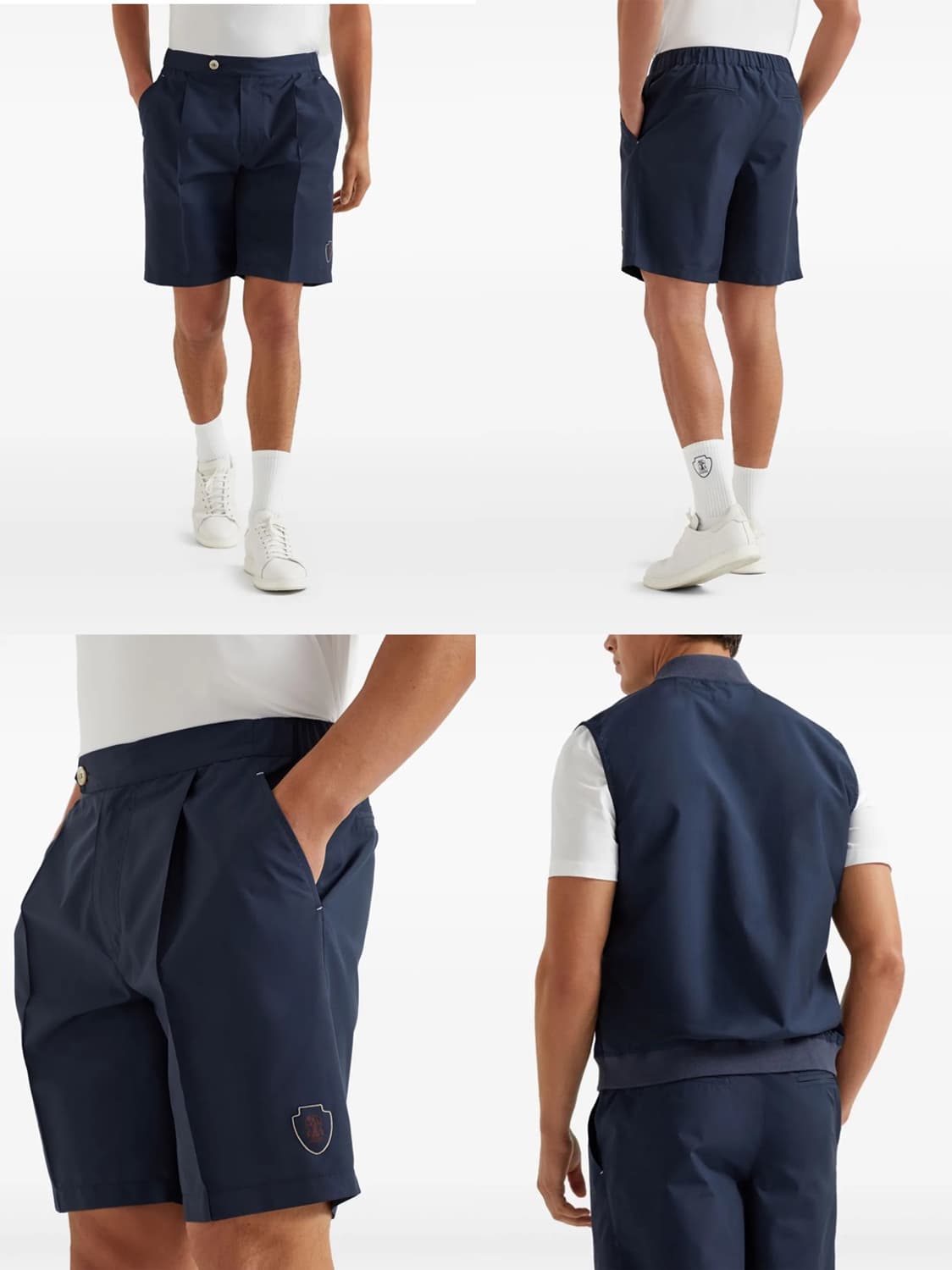 브루넬로 쿠치넬리 / 테니스 네이비 숏 팬츠 / M 32-35 (새상품) 상품이미지4