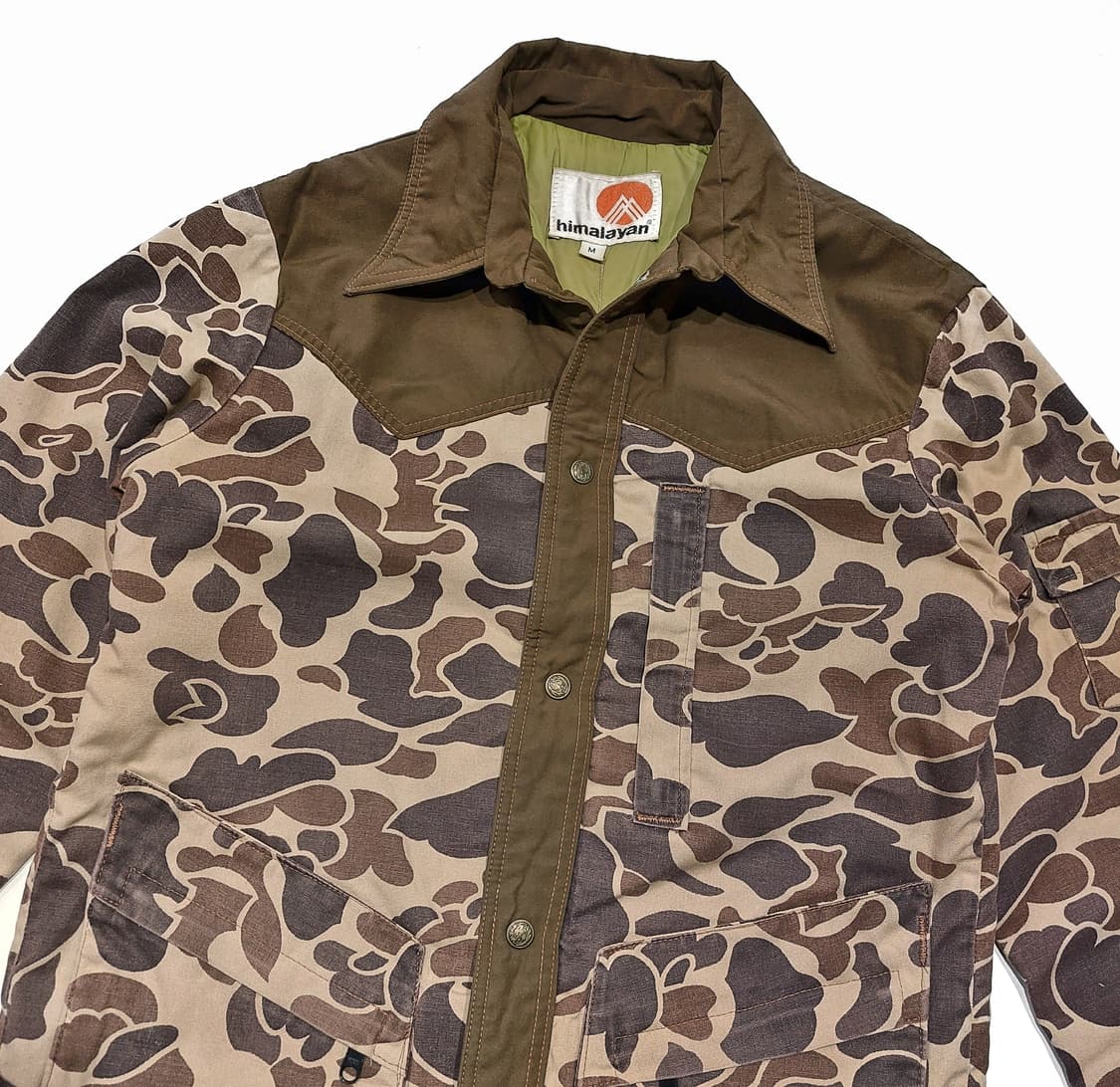 70~80s 히말라얀 웨스턴 덕카모 경량 패딩 자켓 100 상품이미지3