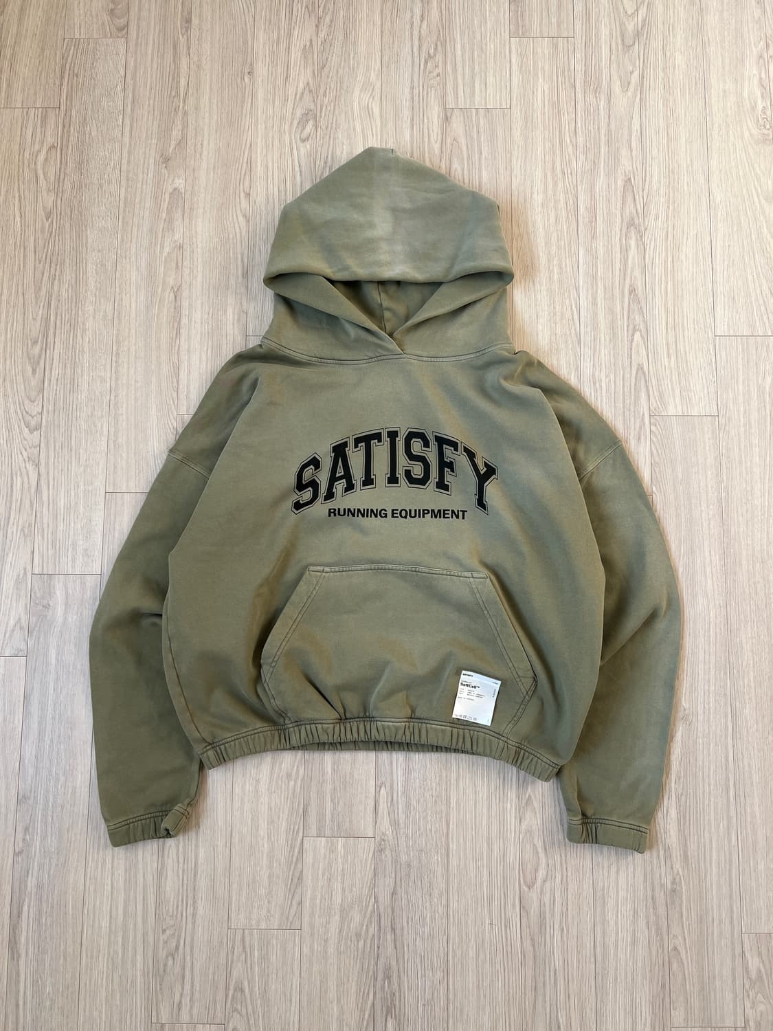 (새상품) 새티스파이 소프트셀 후드 선 블리치드 밀리터리 올리브 상품이미지2