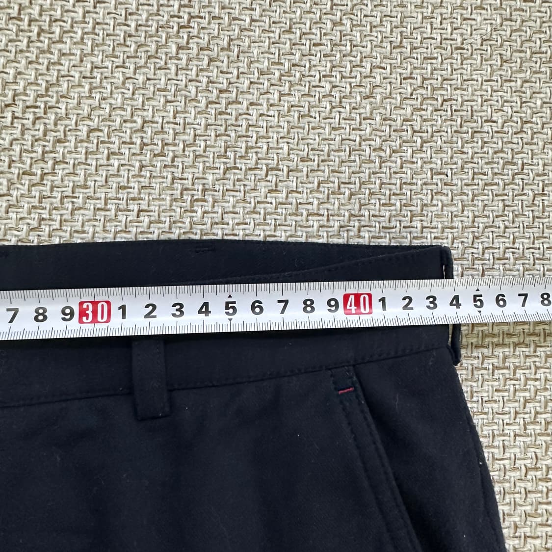 실측확인 핑 남성용 일자 골프 팬츠 0327D 상품이미지5