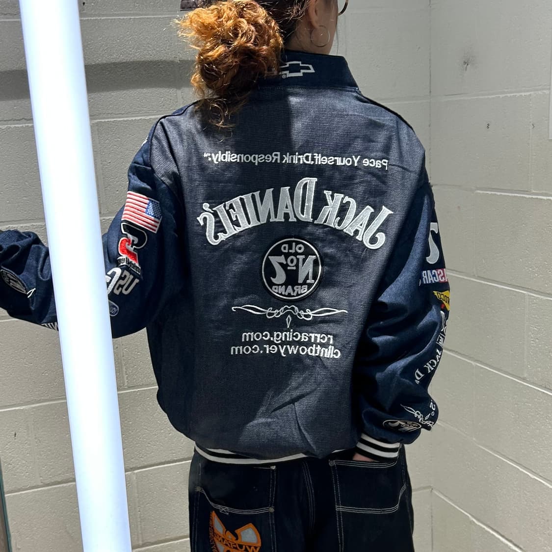 Vintage Jack Daniel Racing Jacket 상품이미지8
