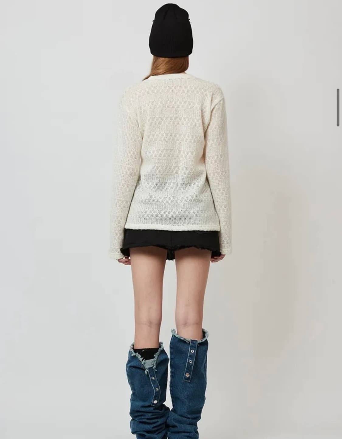 크랭크 크로스심볼 니트 상품이미지5