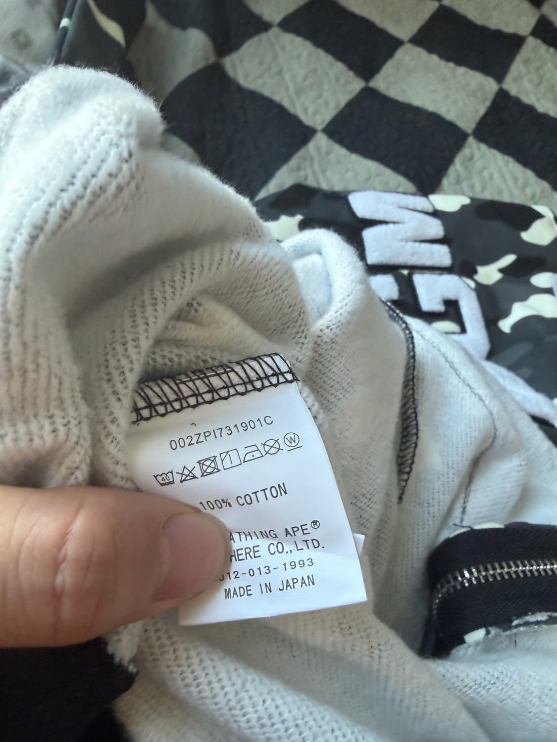 베이프 샤크후드 흑계 시티카모 새상품 상품이미지4