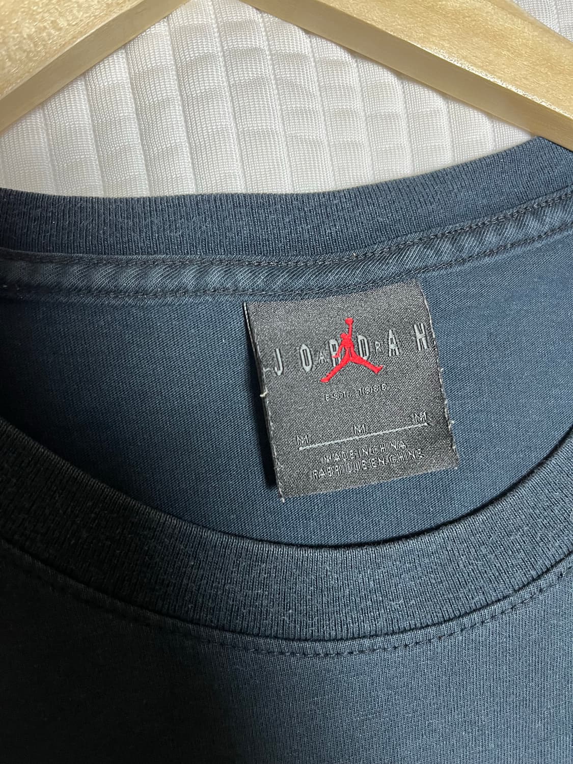 [M] 조던 트래비스 스캇 MJ 2 반팔 티셔츠 블랙 상품이미지3