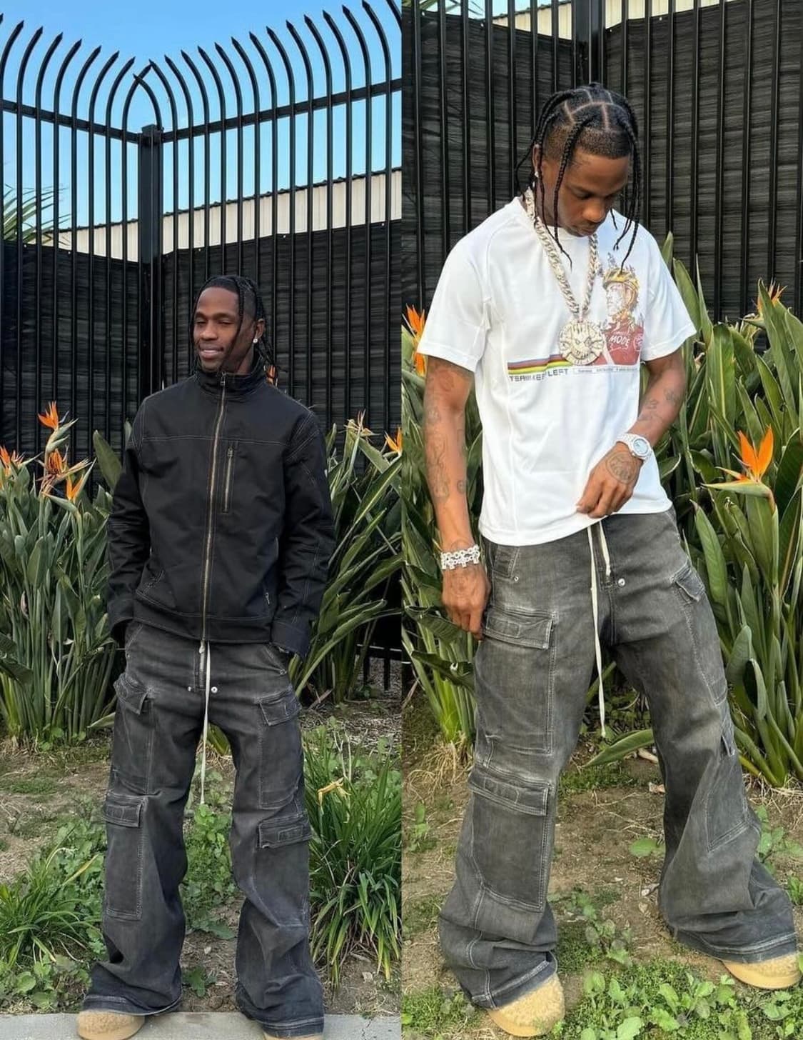 (M)릭오웬스 ss23 EDFU 점보카고 다크더스크 흑청 SDK 상품이미지1