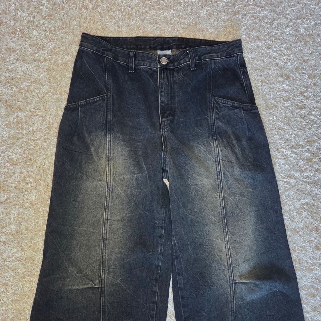 미드선 워싱 데님 팬츠 상품이미지6