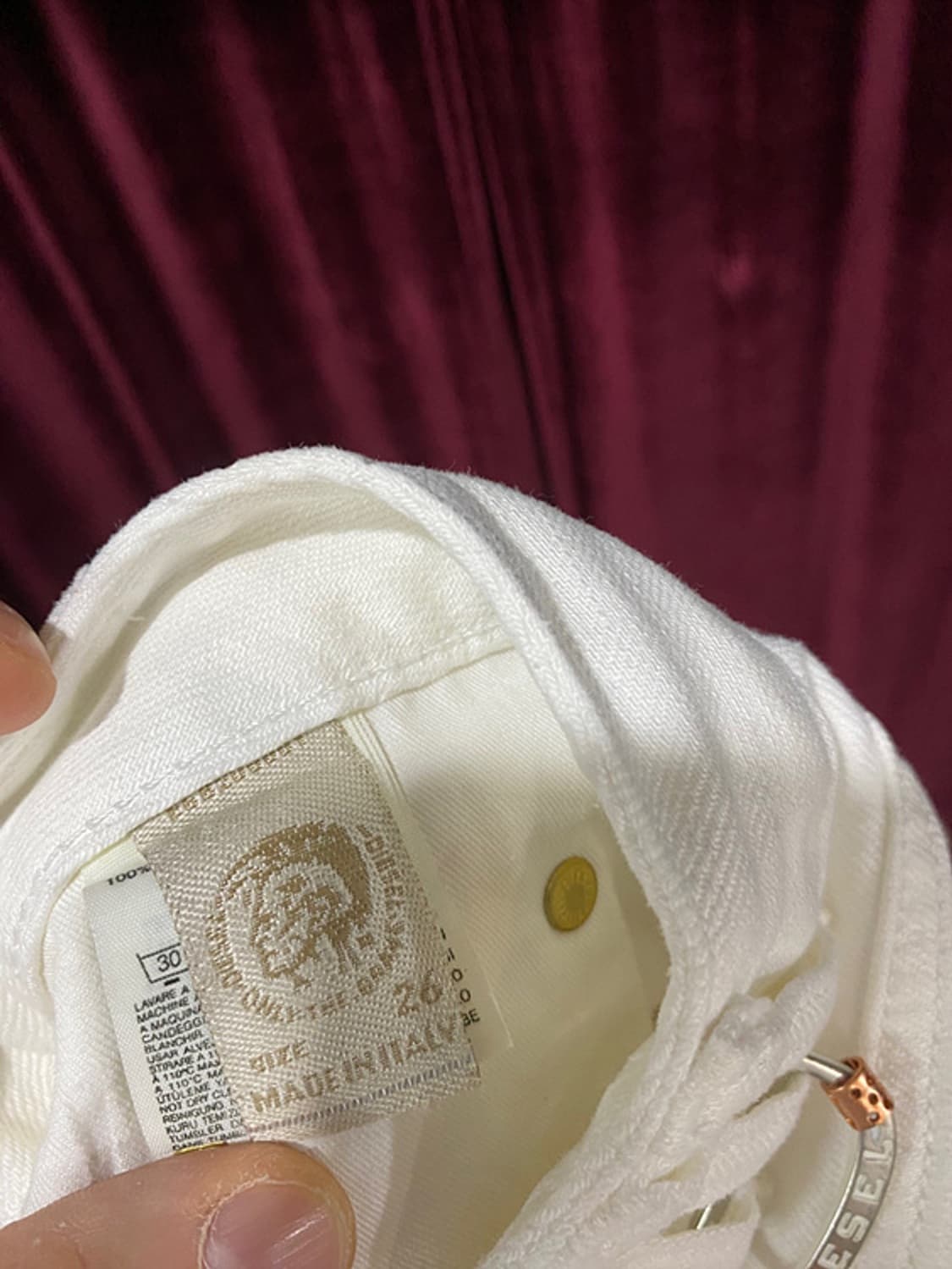 DIESEL looppy white denim pants 상품이미지7