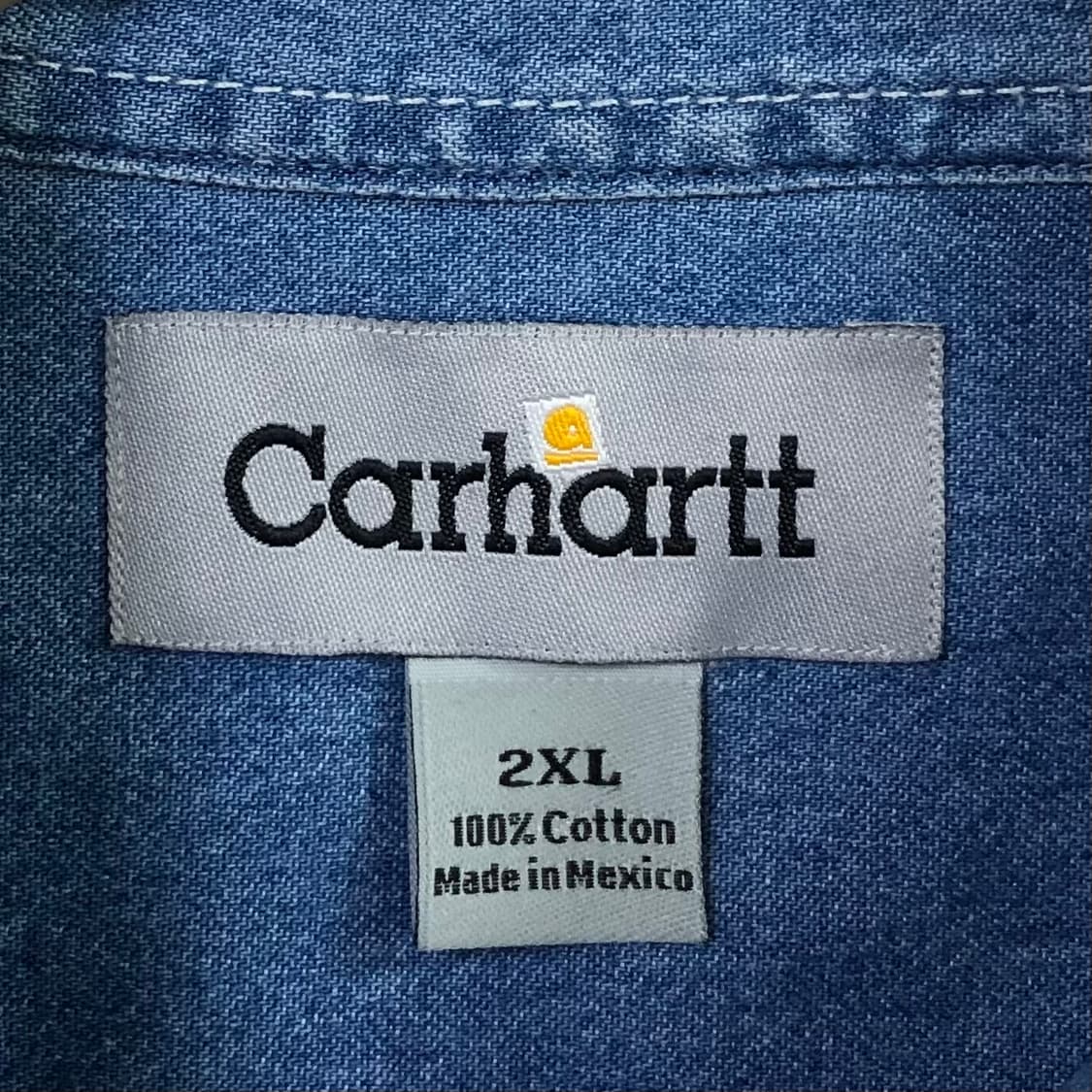 Xxl 칼하트 데님 셔츠 상품이미지3