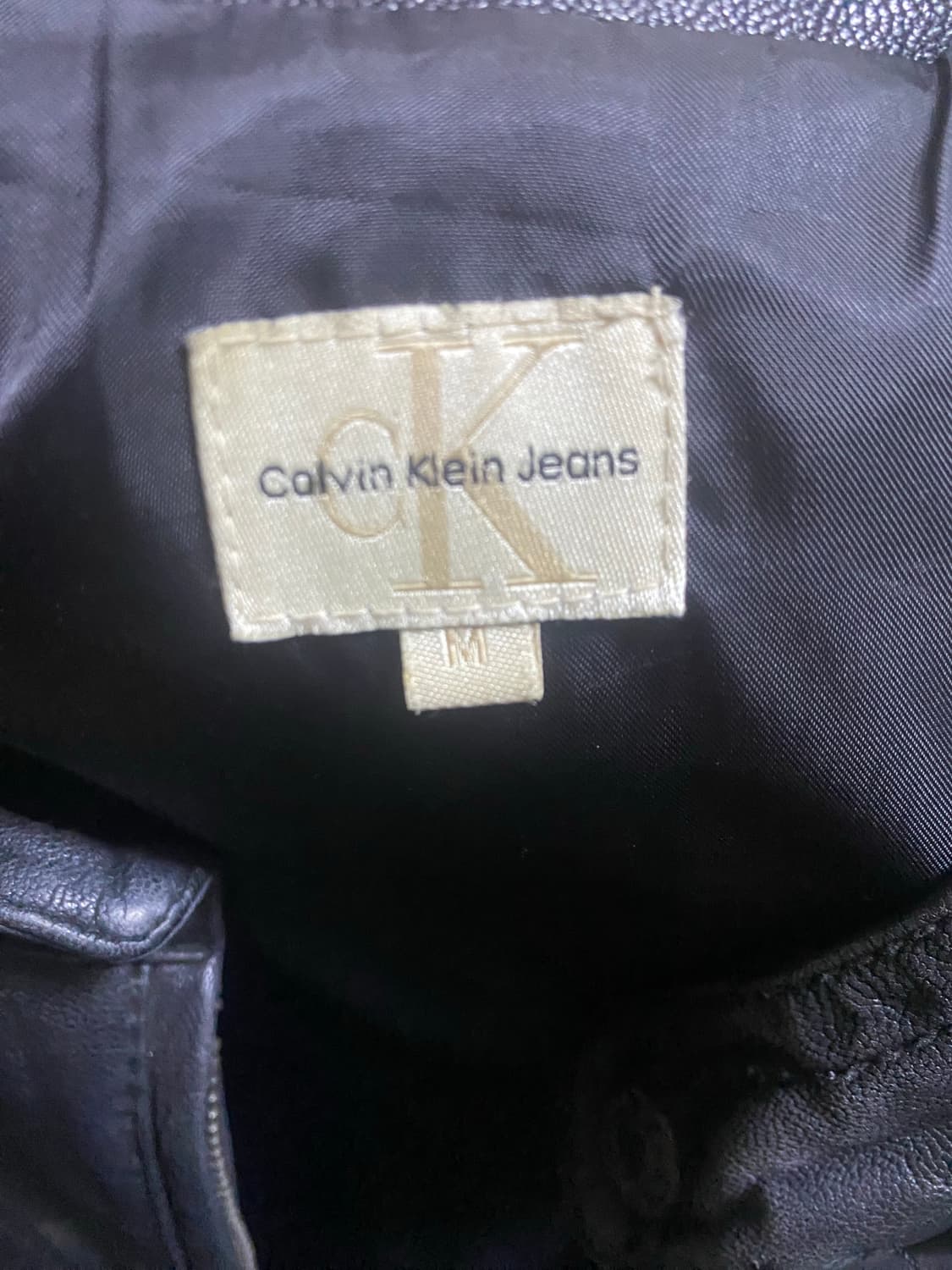 캘빈클라인 염소가죽 레더자켓 상품이미지4