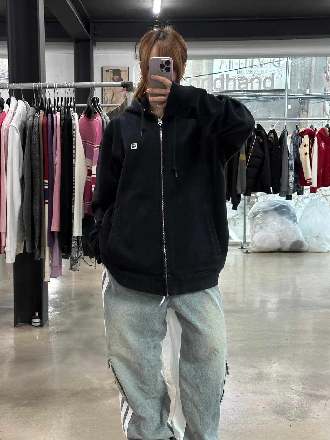 오베이 나인 아이콘 후드집업 상품이미지2