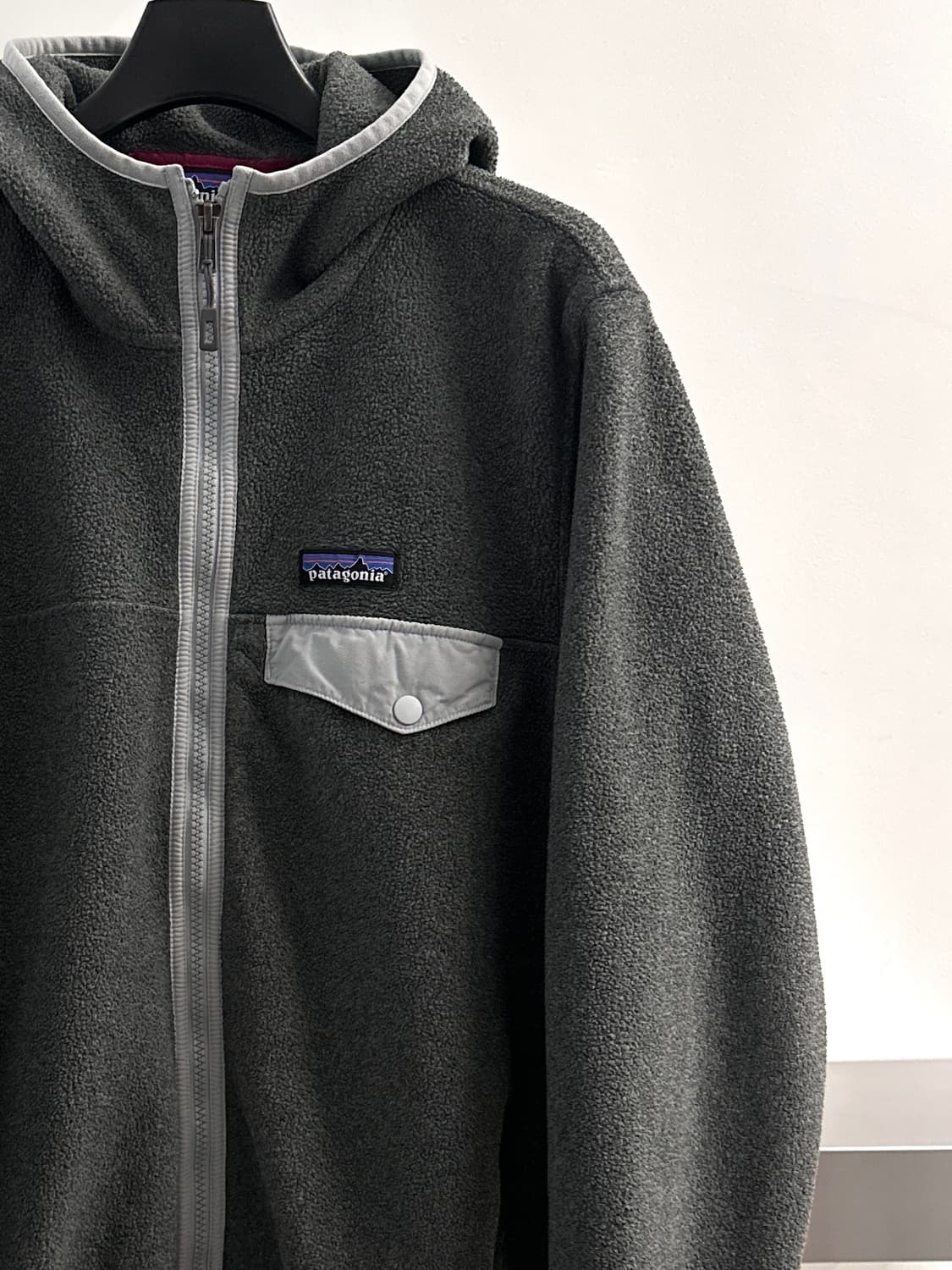 파타고니아 신칠라 그레이 플리스 후드집업  상품이미지7