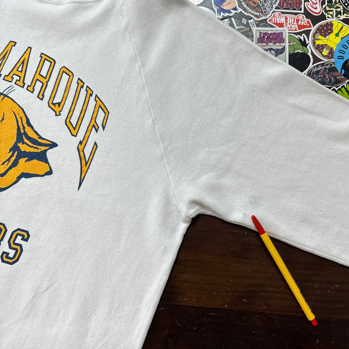 80s USA 저지스 쿠거스 빈티지 스웻셔츠 L 상품이미지6