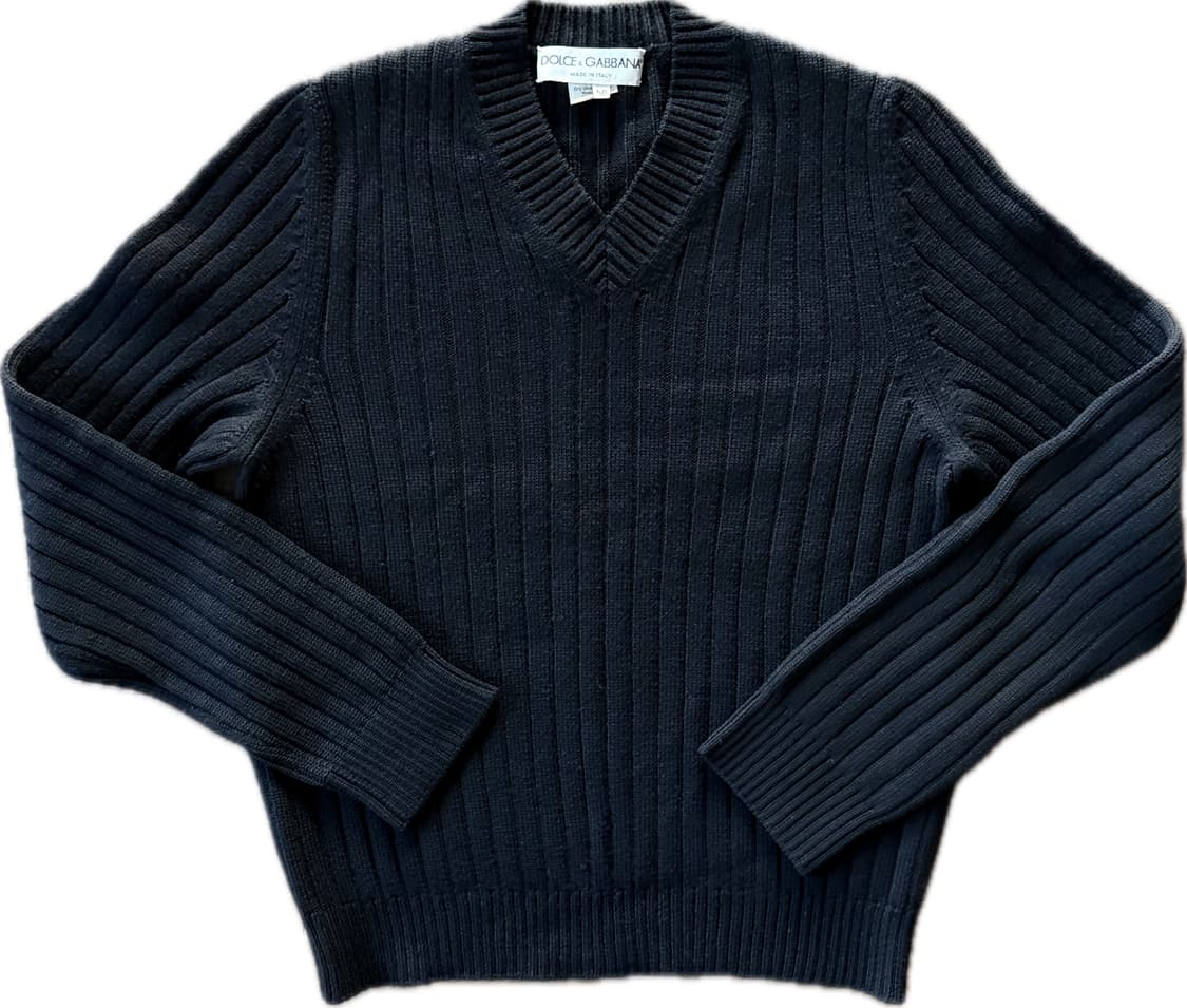 [50]돌체앤가바나 아카이브 V넥 스웨터 상품이미지1
