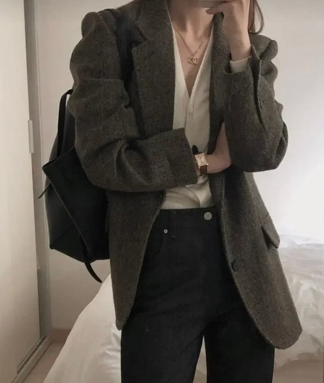 [새상품] 플랫베이스 해리스트위드 자켓 (plat base) 상품이미지1