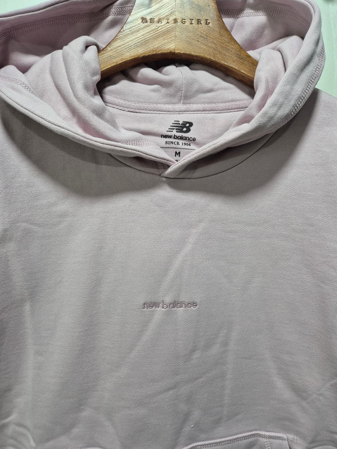 뉴발란스 후드티 핑크.새상품 상품이미지2