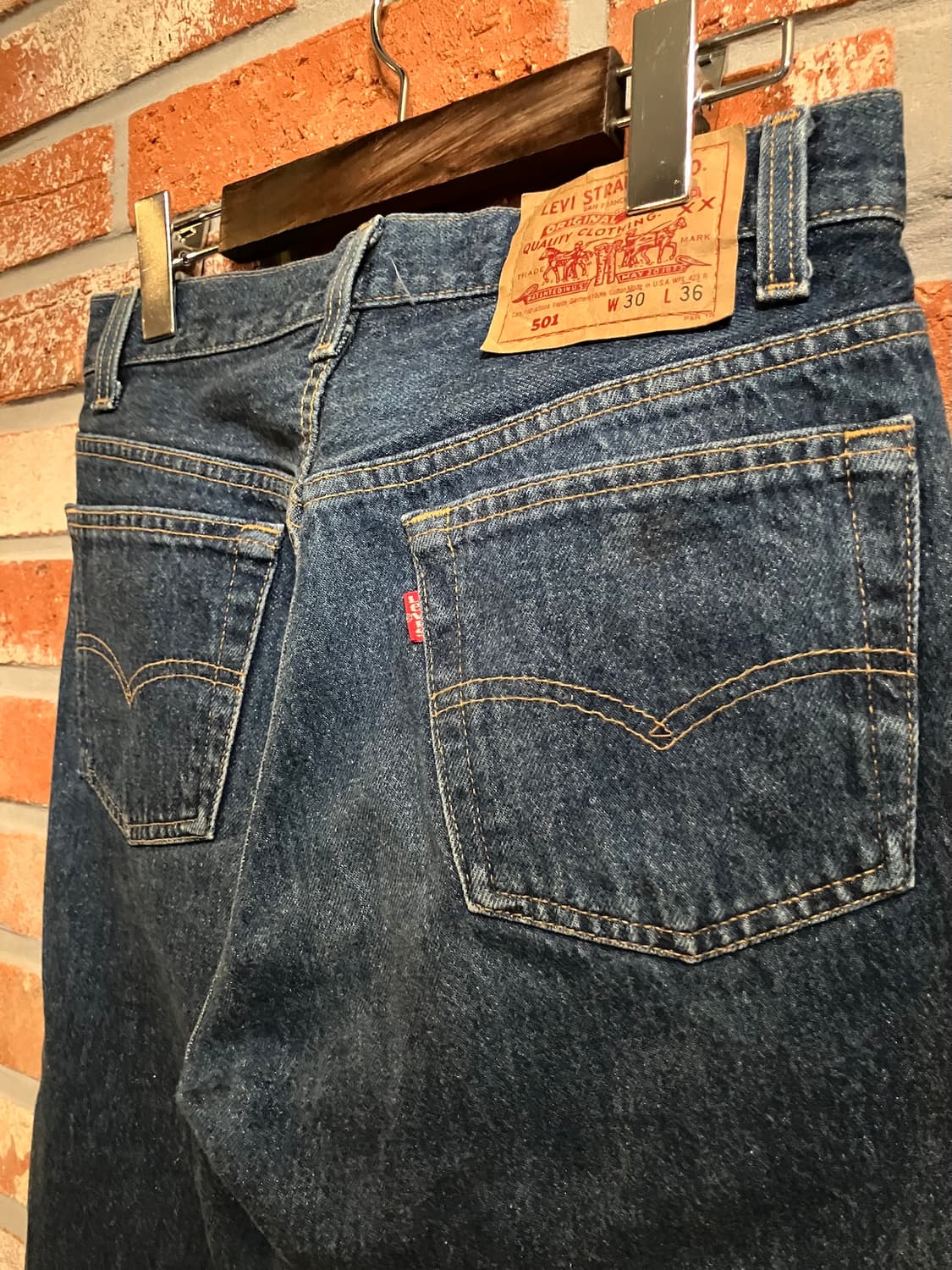 90s USA 빈티지 리바이스 501 0000 데님 팬츠 상품이미지6
