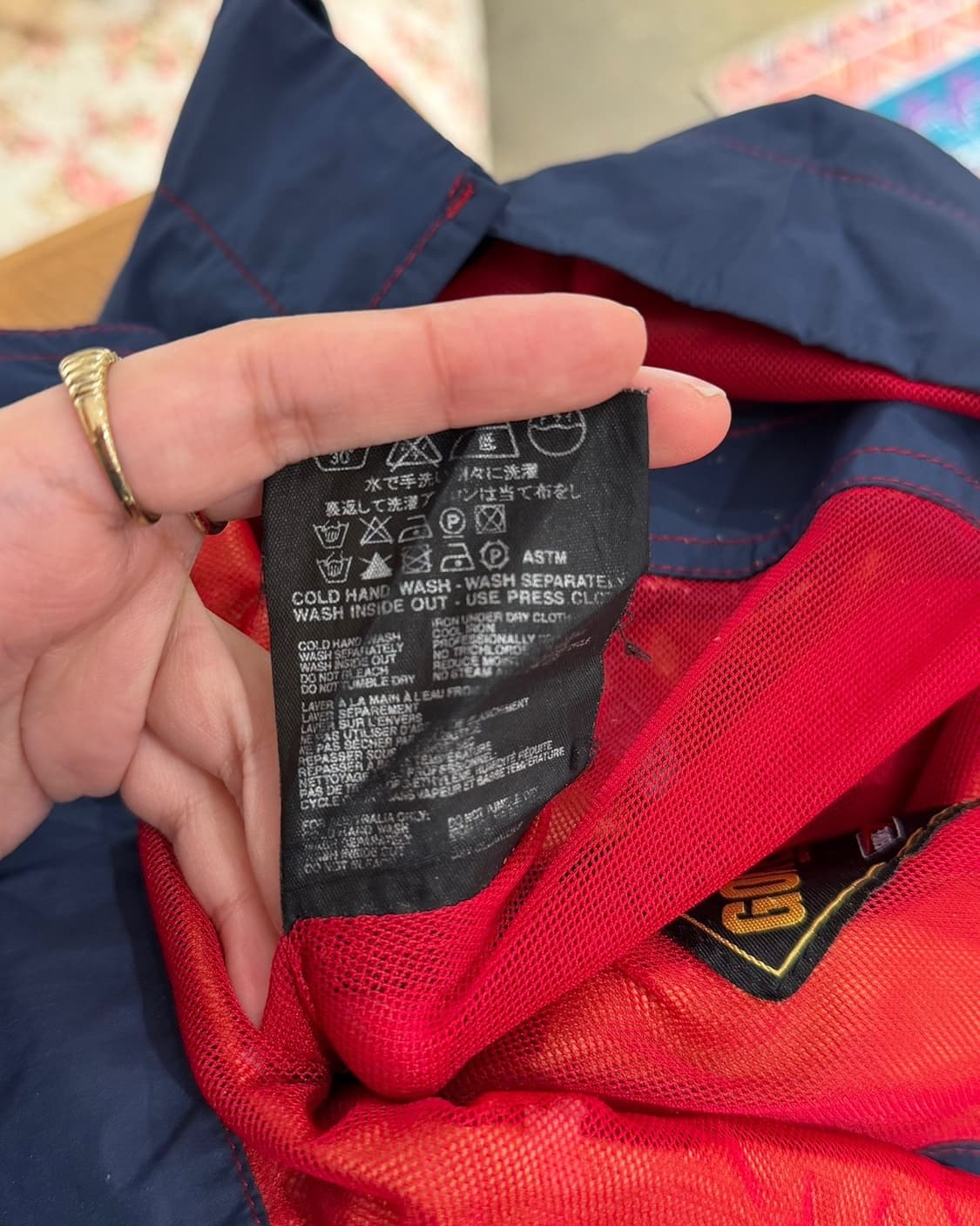 프라다 스포츠 네이비 나일론 투 포켓 자켓 상품이미지10