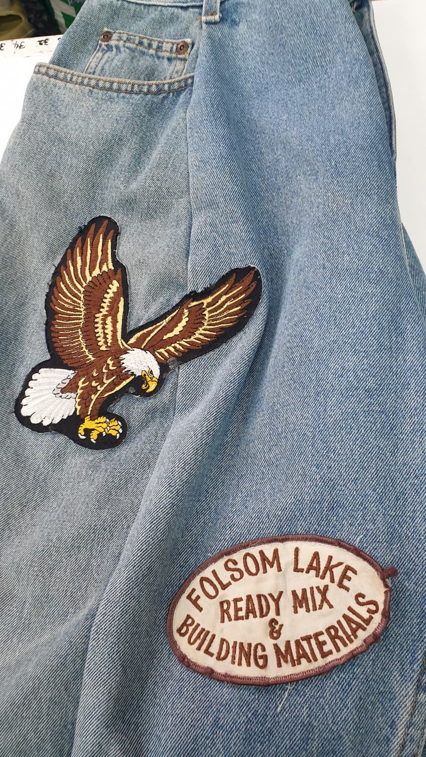 Levi's 리사이클 패치   빈티지 벌룬데님 청바지34 상품이미지7