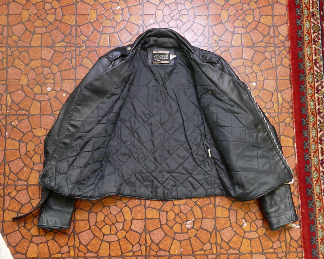 [L] Made in U.S.A 쿠퍼 COOPER 더블 라이더 자켓 상품이미지2