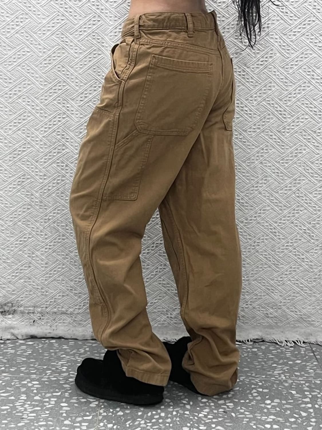 유니클로 빈티지 캐주얼 스트릿 페인터 코튼팬츠 면바지 M C09842 상품이미지2