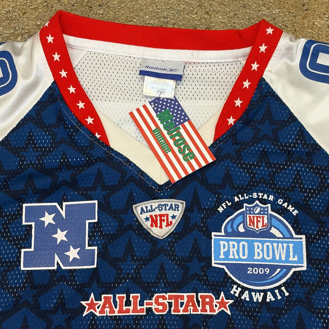 09s USA 빈티지 리복 NFL 올스타 미식축구 져지 상품이미지3
