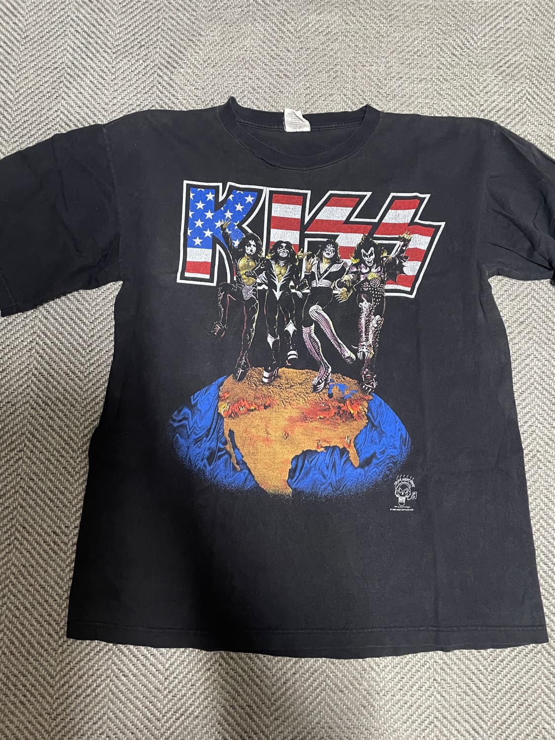 KISS 90s destroys 투어 빈티지 티셔츠 상품이미지1