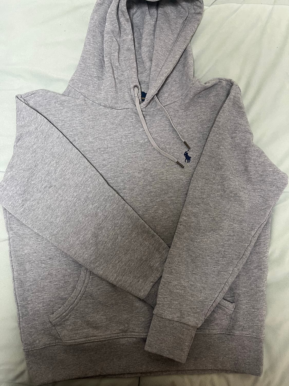 폴로 회색 후드티👍 -크롭 상품이미지3