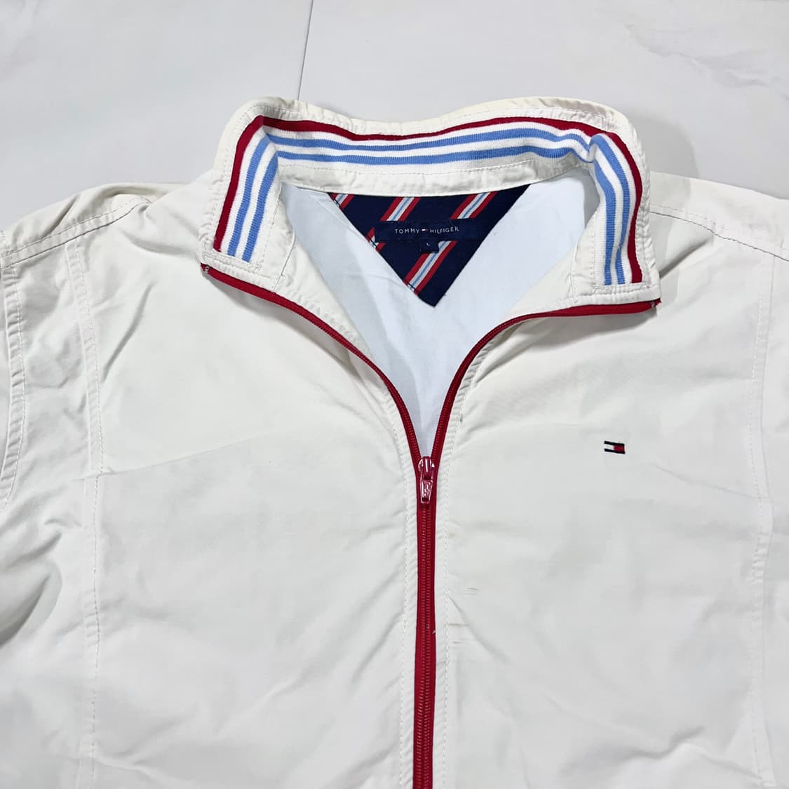 [정품] 타미 아이보리 레드포인트 자켓 [ L ] 상품이미지4