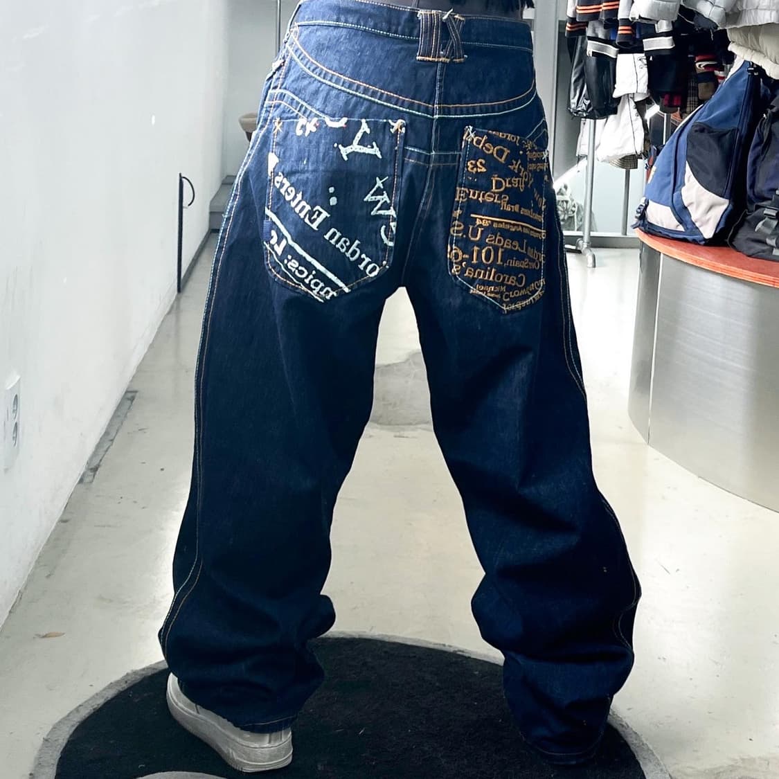 나이키 2007 조던 점프맨 올드스쿨 데님 팬츠 상품이미지1