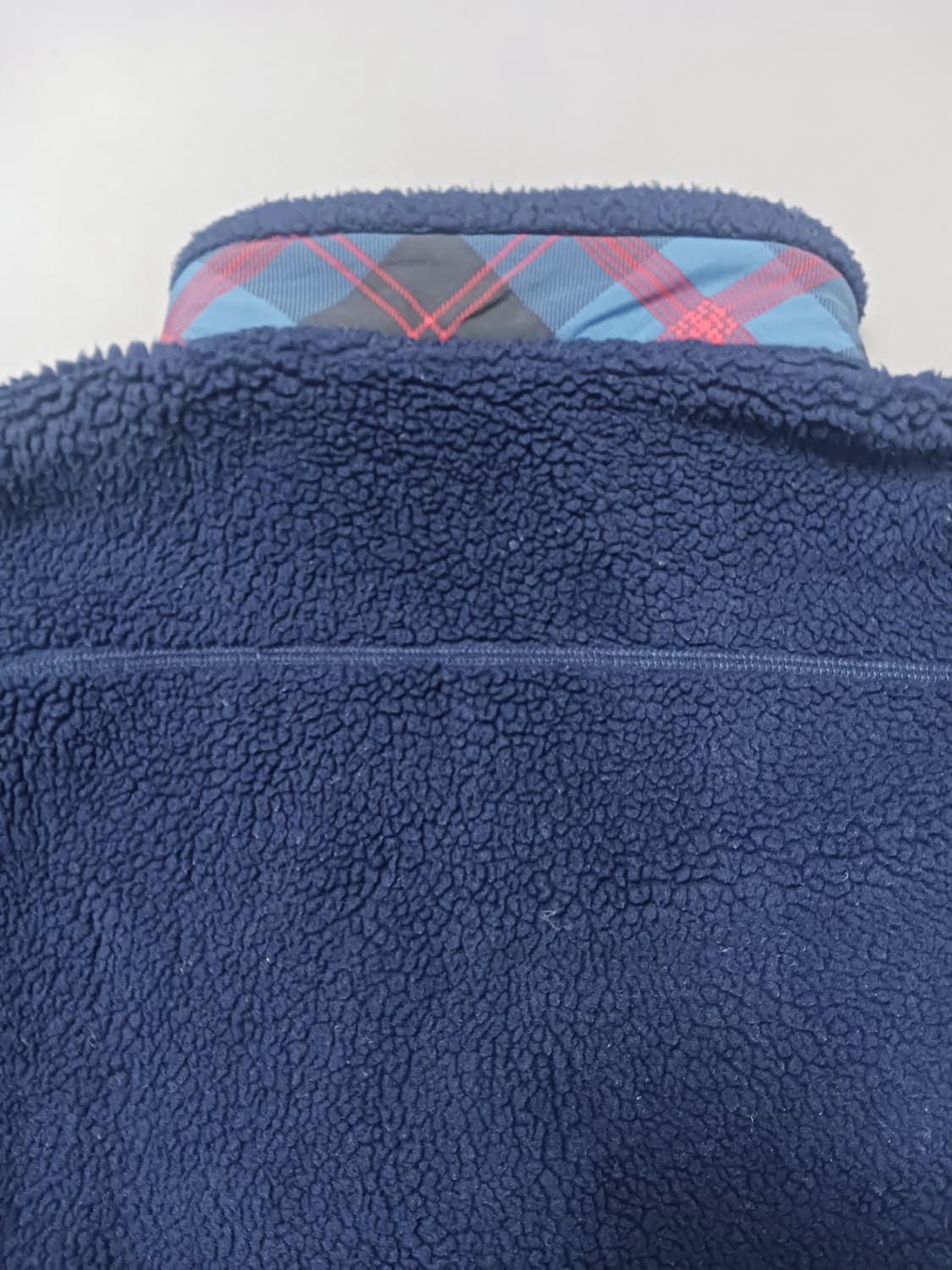 [L] 유니클로 X JW앤더슨 플리스 풀집업 블루종 네이비 상품이미지7