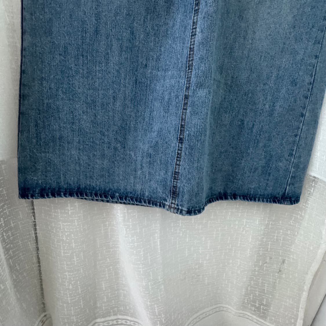 3/4 three quarter 데님 롱 스커트 M 상품이미지7
