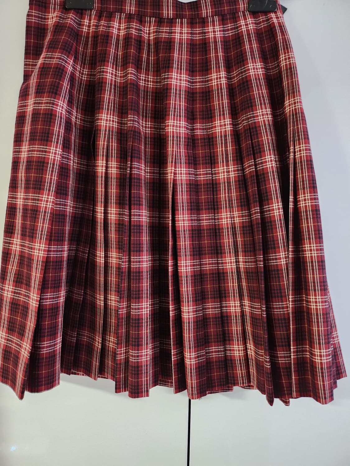 버버리 체크 플리츠 스커트 상품이미지2