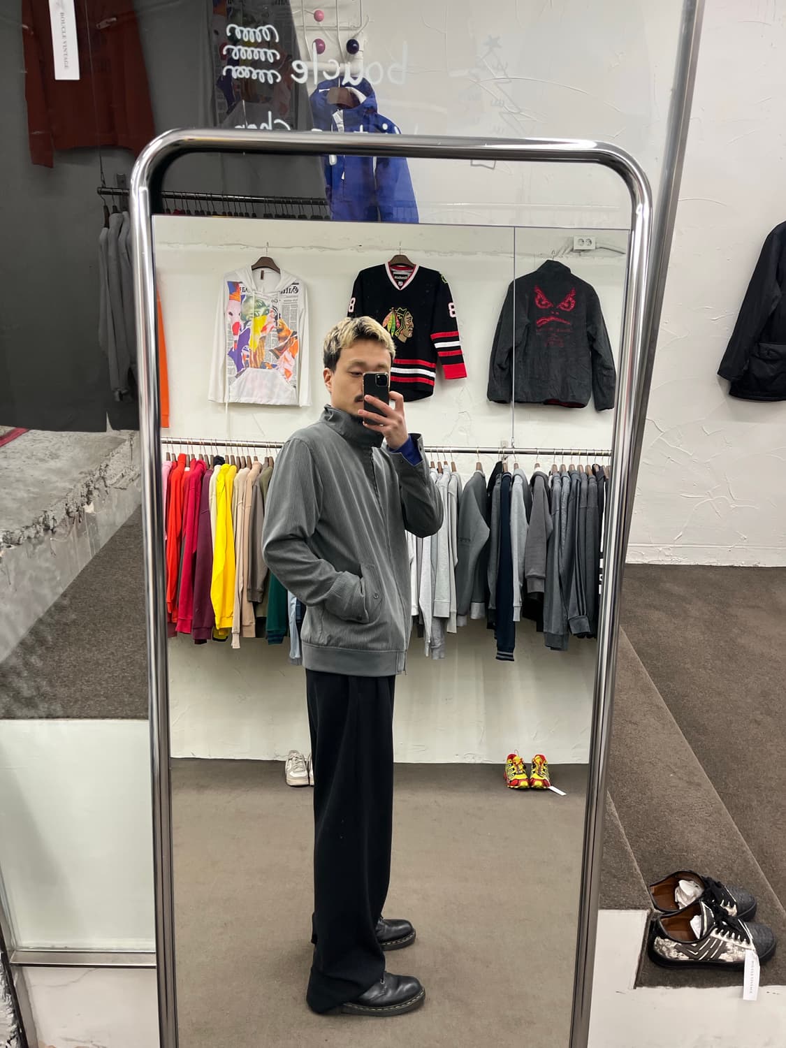 타케오 키쿠치 스트라이프 해링턴 자켓 상품이미지9