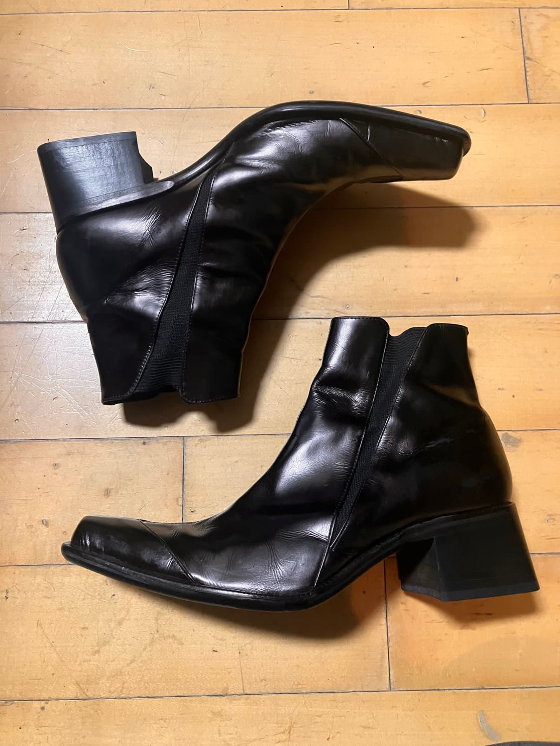 Alfredo bannister 롱 스퀘어 토 액조틱 밴딩 부츠 265 상품이미지3