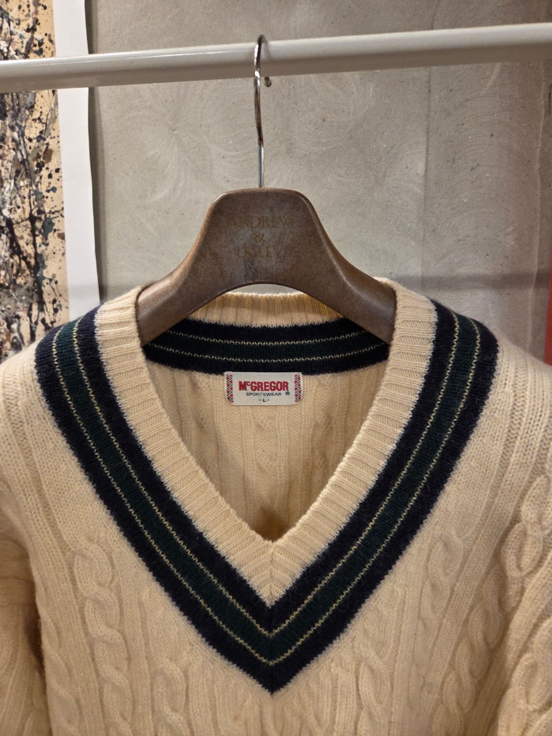 90'S 맥그리거 크리켓니트 상품이미지7