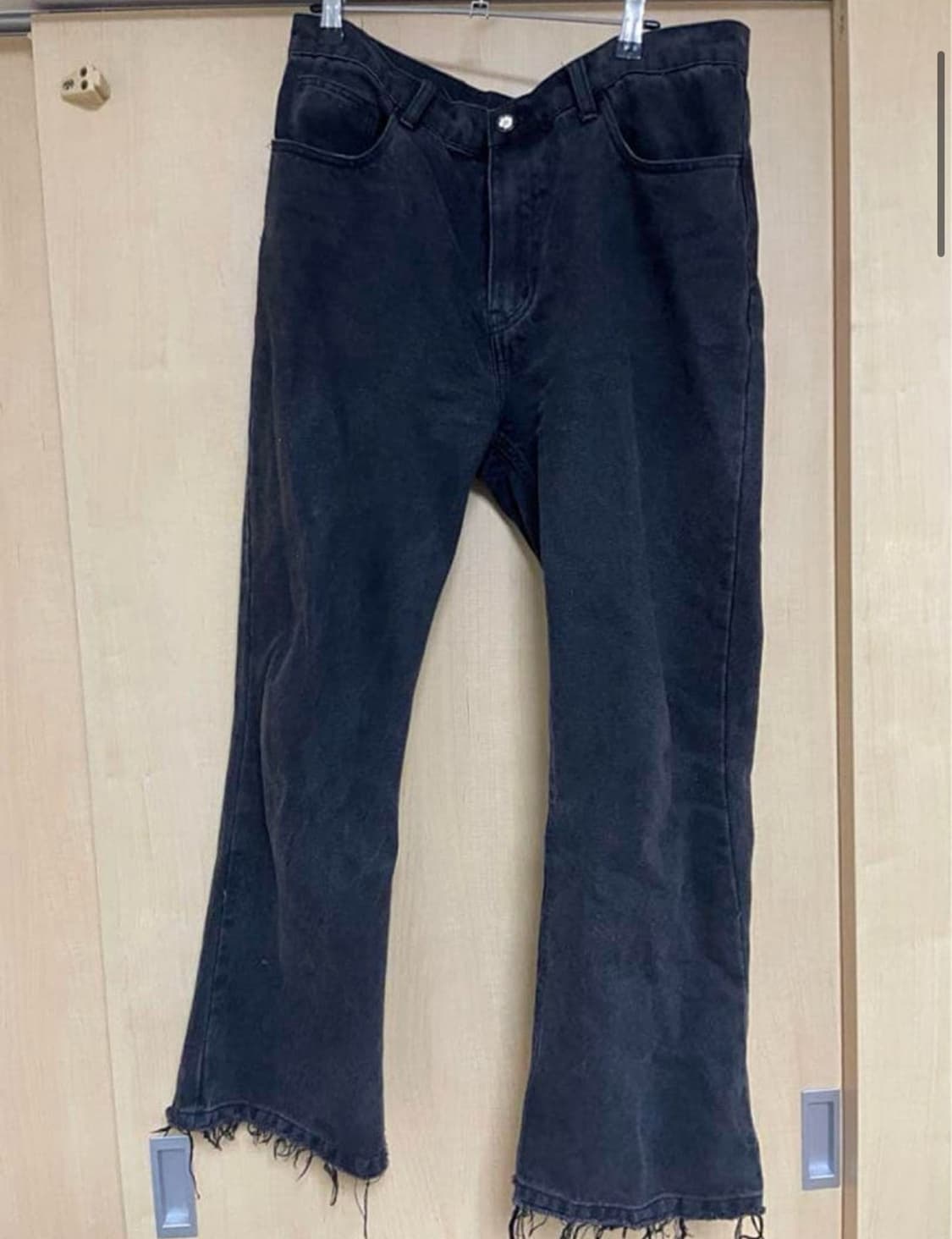 피스마이너스원 데님 팬츠 #2 블랙 판매 상품이미지2