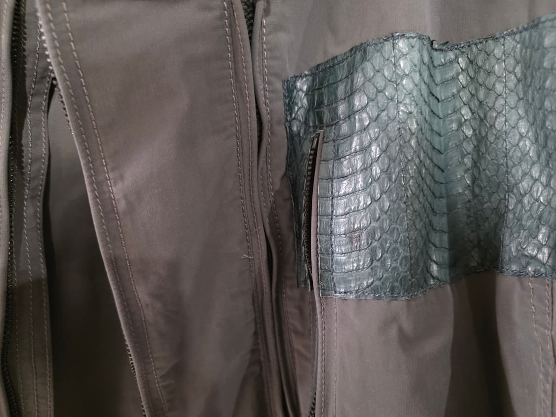 LANVIN 랑방 파이톤 가죽 테크 자켓  상품이미지4