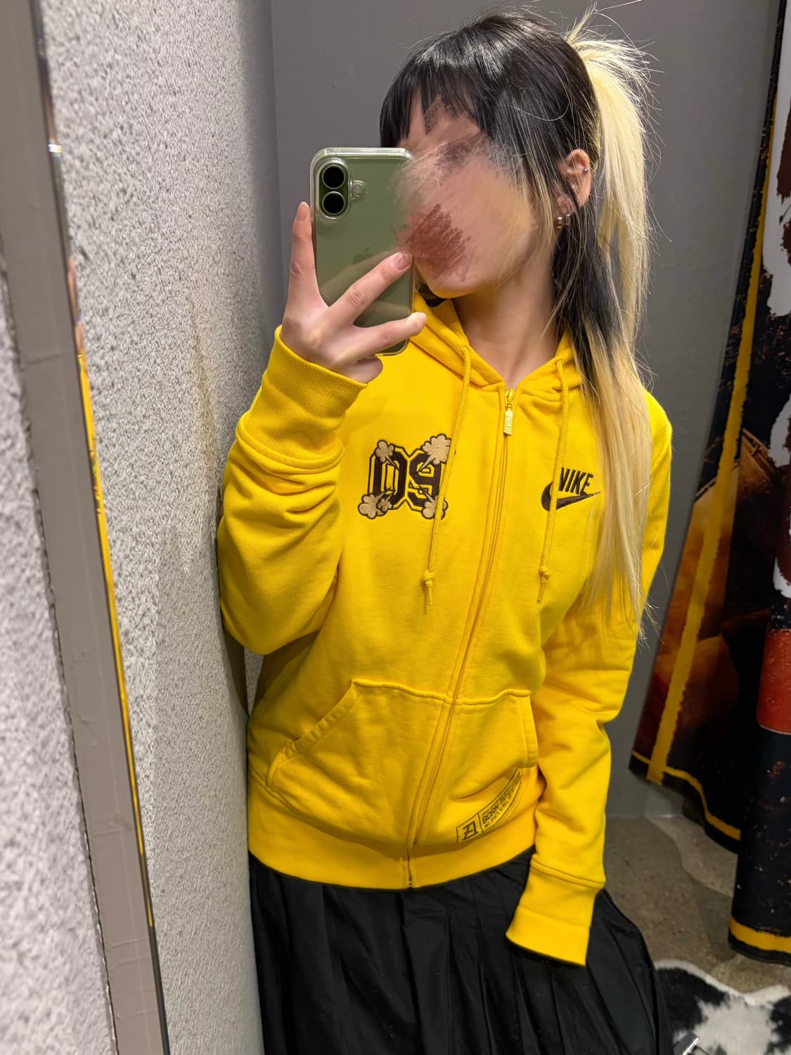 나이키 패치 후드집업 상품이미지2