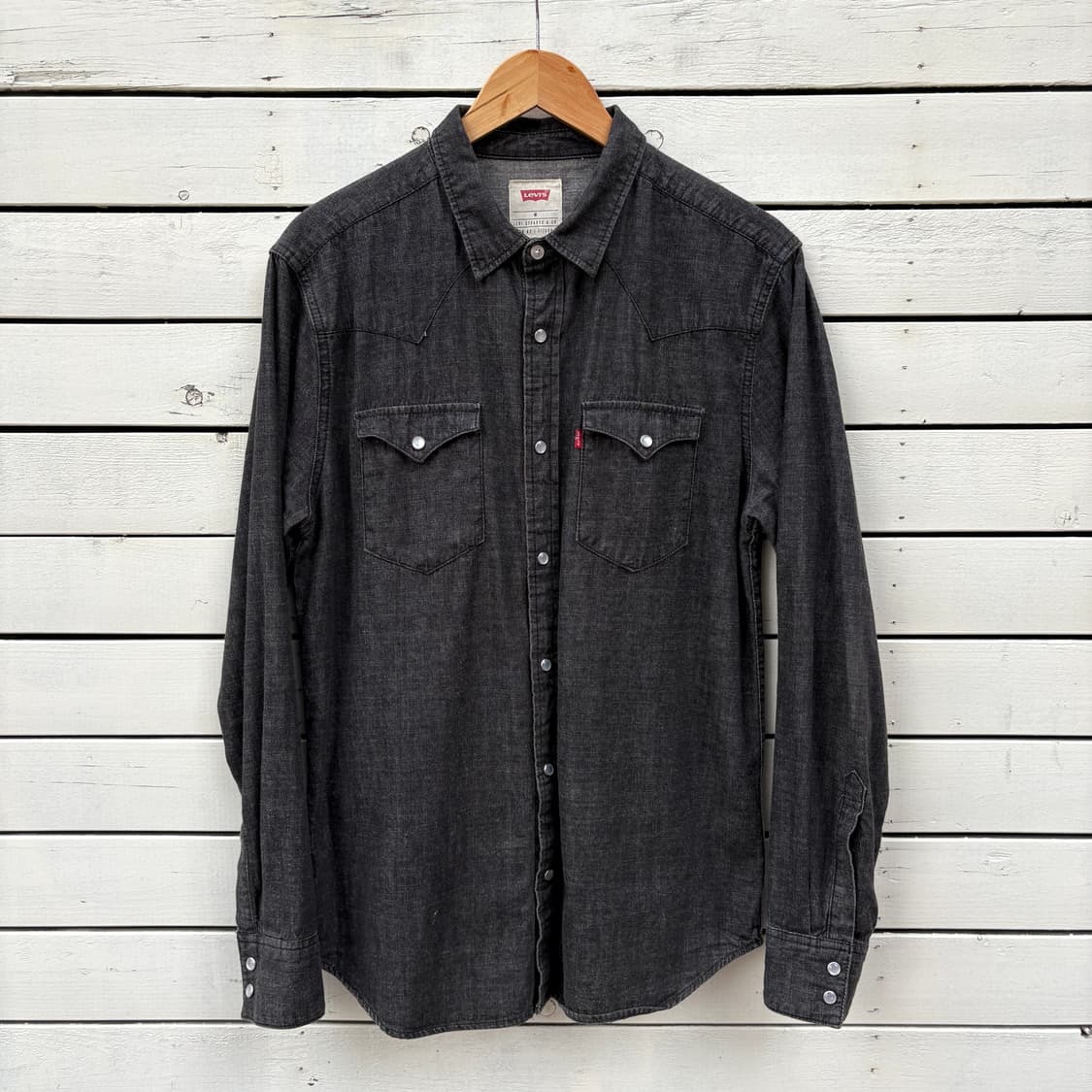 Levi’s 리바이스 흑청 데님 셔츠 상품이미지1