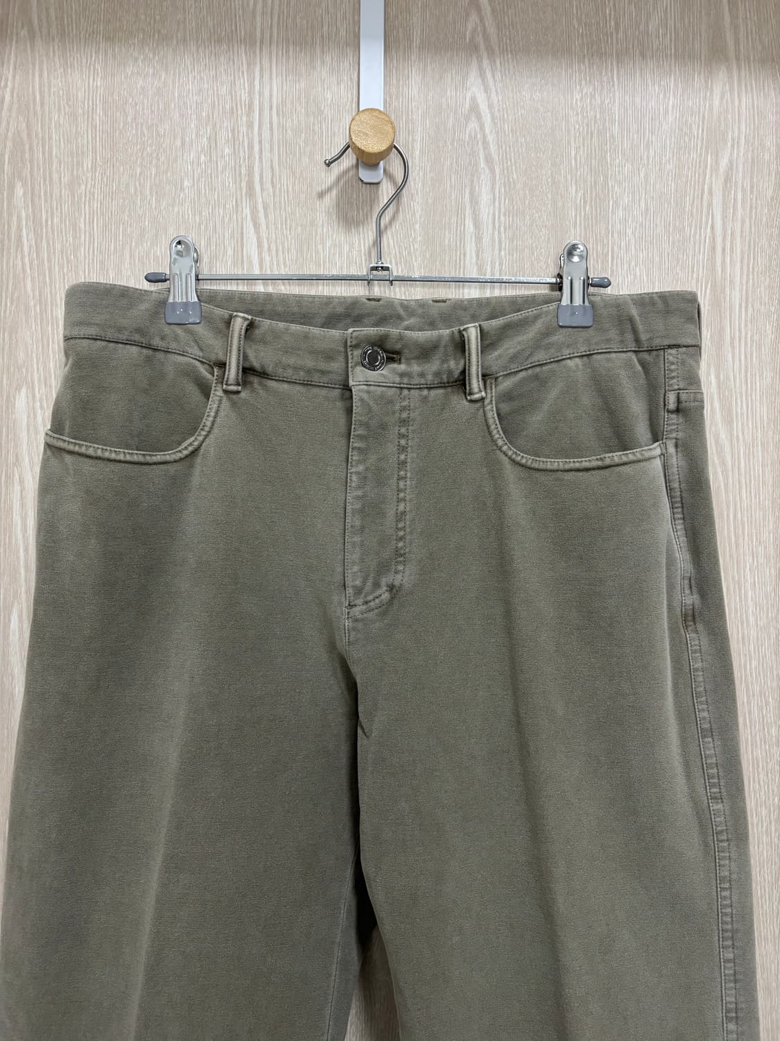 23FW)타임옴므 브러시드 코튼 팬츠82(32)/세피아브라운 상품이미지2