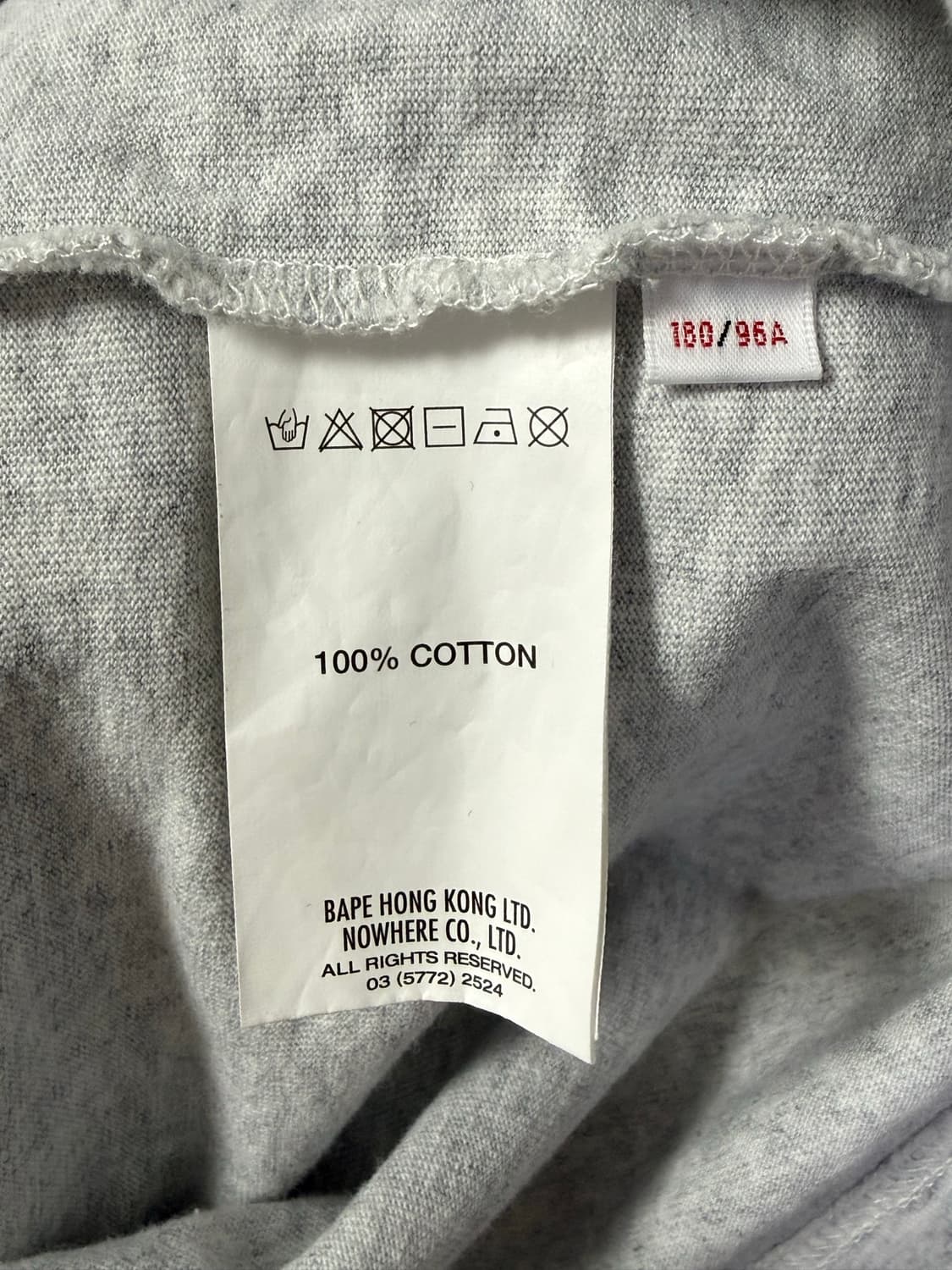 Aape 하트 로고 반팔티 그레이 상품이미지9