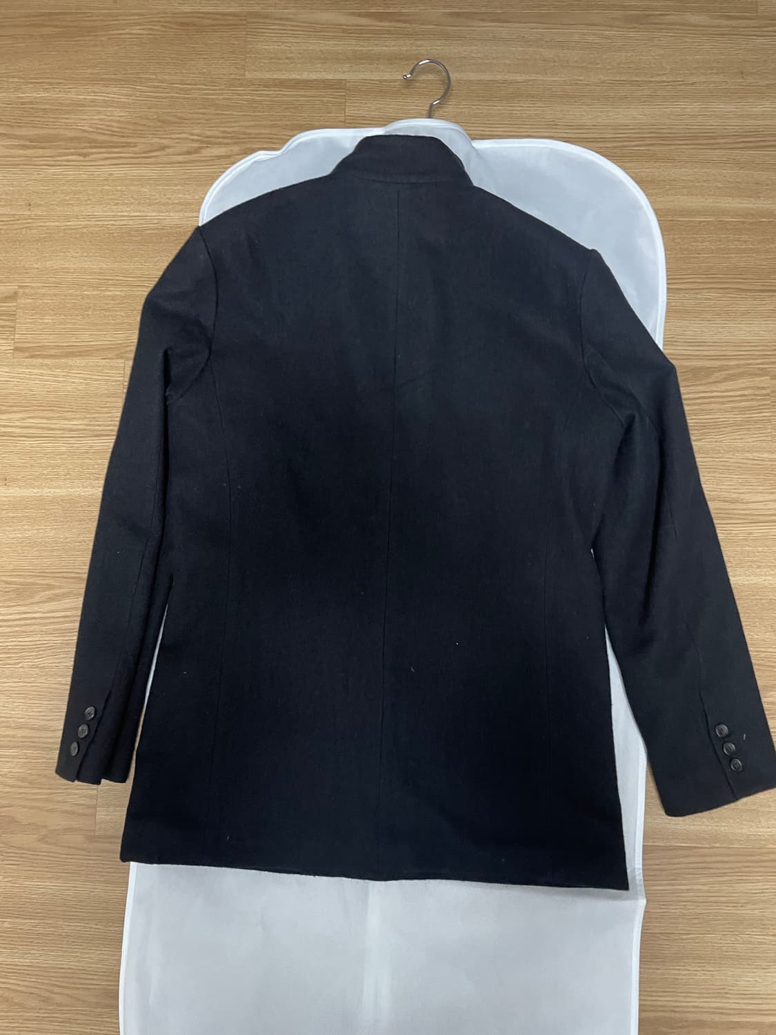 [4] 해칭룸 Stand Collar Coat Black 상품이미지4