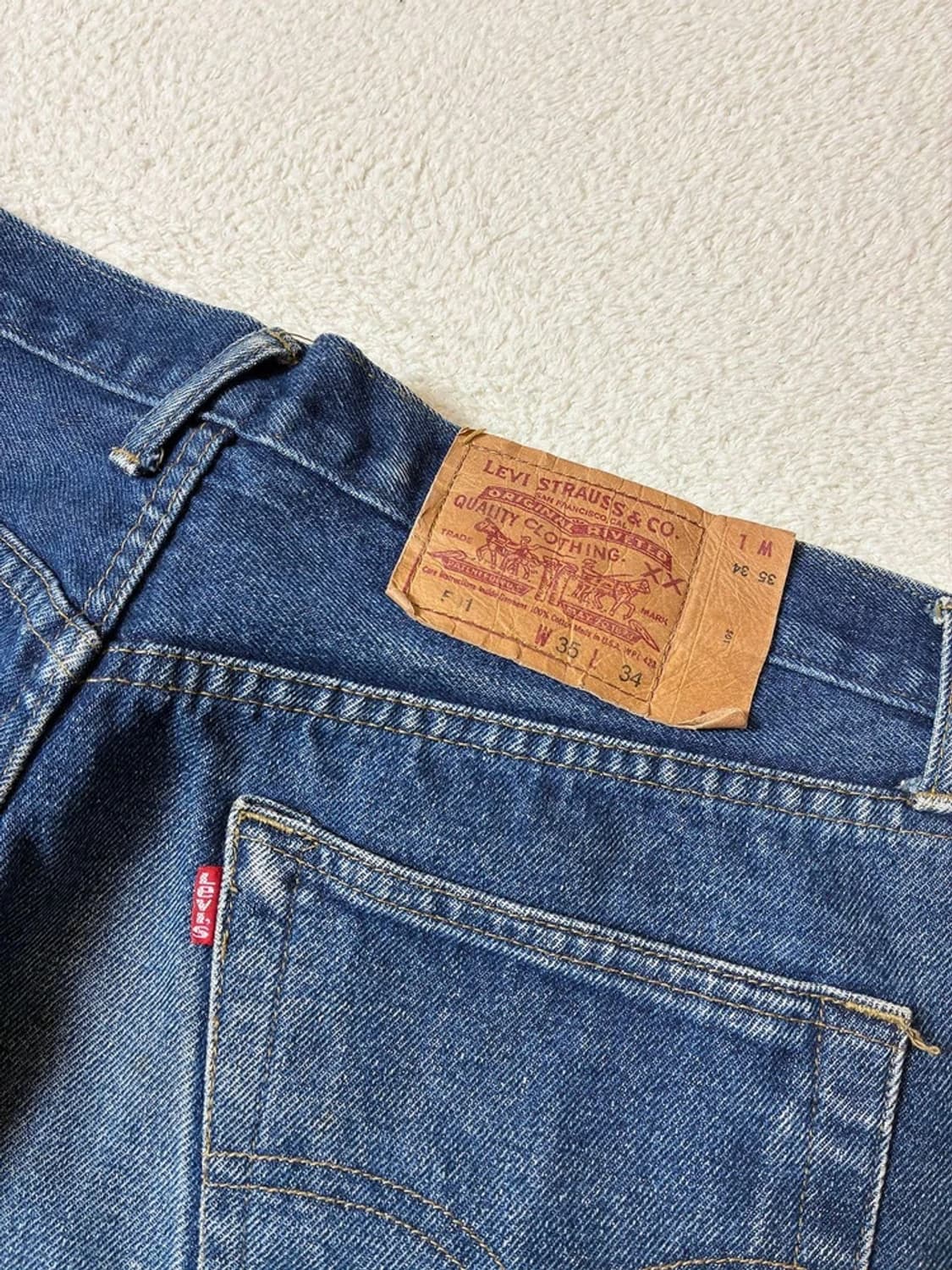 리바이스 501 USA 스트레이트 데님 팬츠 PN7373 상품이미지8